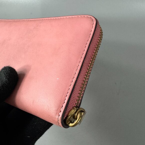 COACH Smooth Leather Slim Accordion Zip-Around Wallet, - Picture 15 of 15